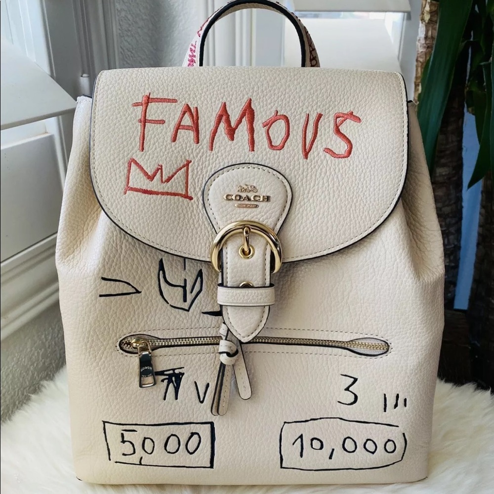 Coach x Jean-michel basquiat Kleo C5662 backpack leather Limtited Edition
